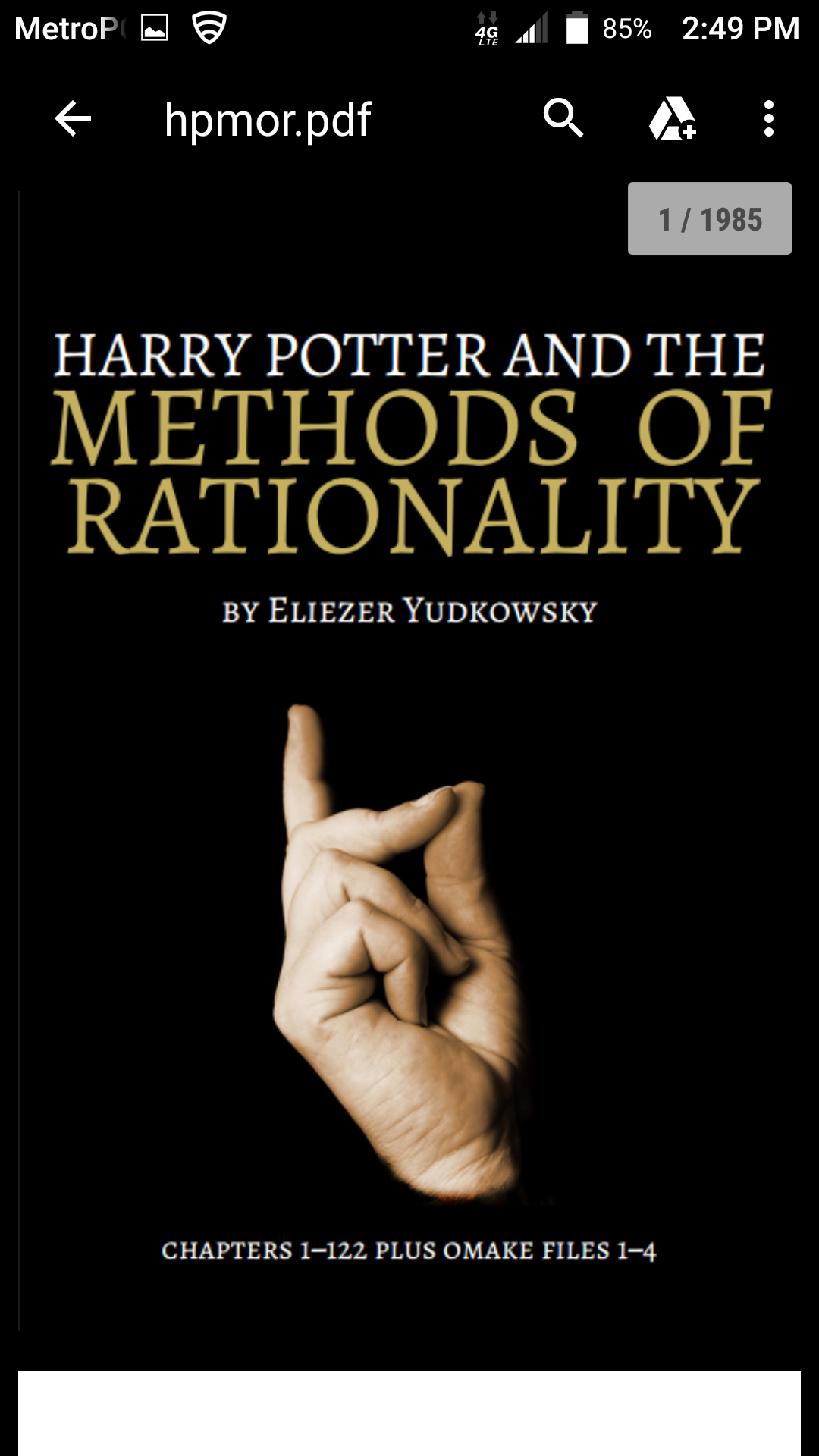'Harry Potter and the Methods of Rationality'